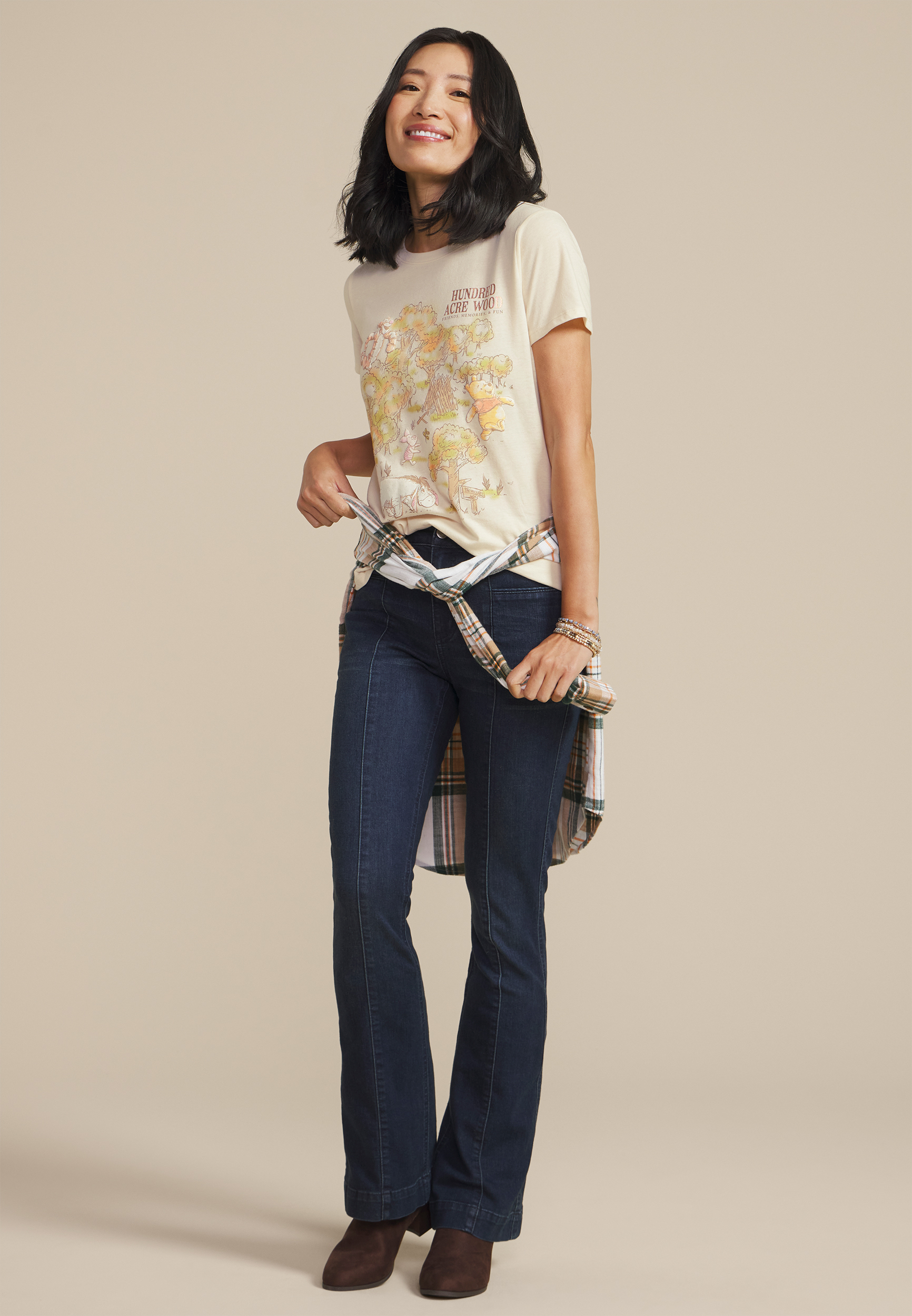 Winnie The Pooh Classic Fit Graphic Tee, C3284, large