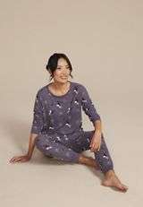 Snoopy Long Sleeve Tee And Jogger Pajama Set, C5885, small