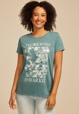 Flower Market Classic Fit Graphic Tee, C974, small