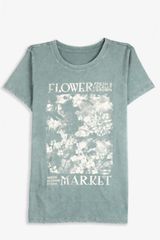 Flower Market Classic Fit Graphic Tee, C974, small