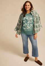 Plus Size Flower Market Classic Fit Graphic Tee, C974, small