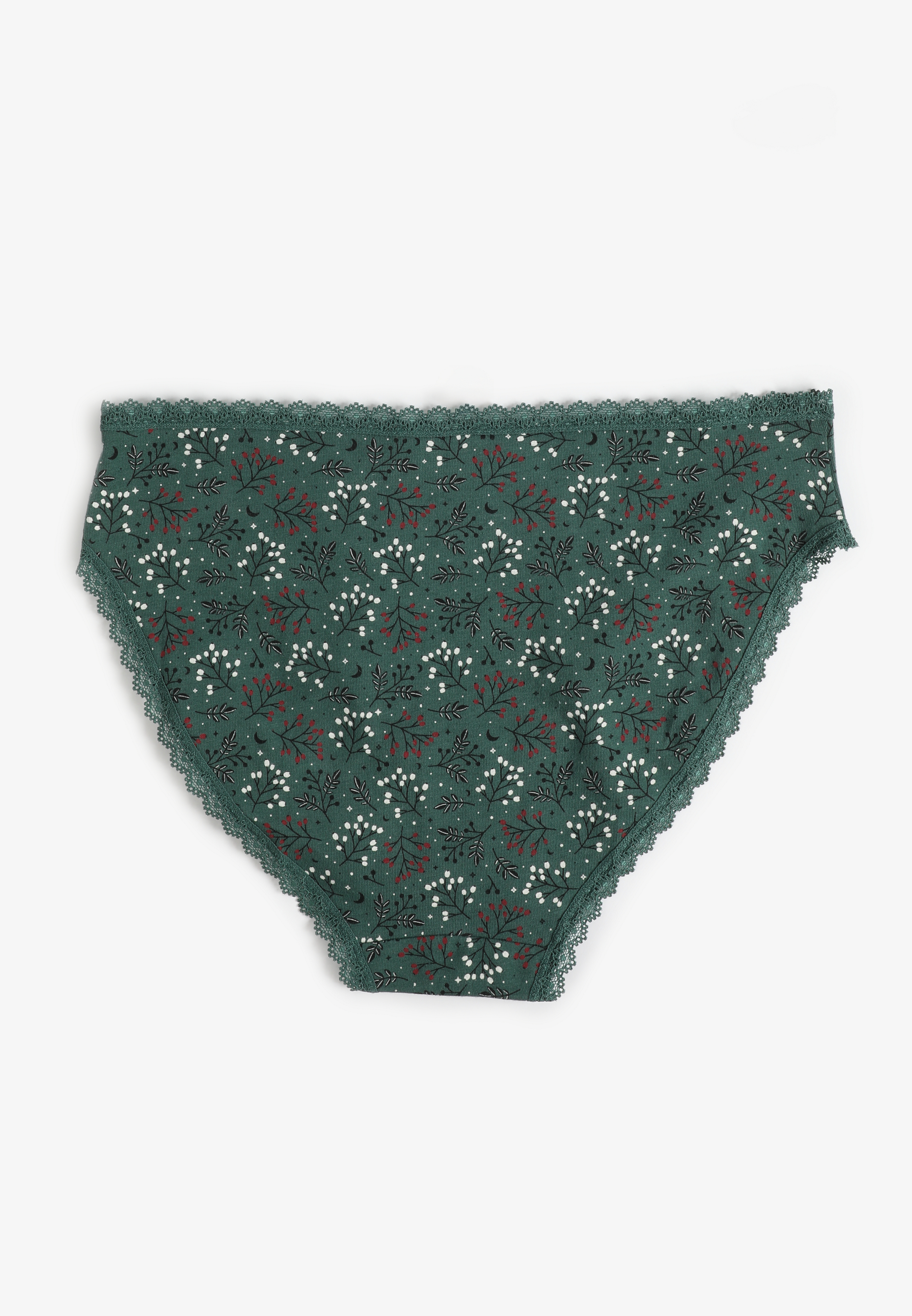 Simply Comfy Festive Printed Bikini Panty, C3918, large