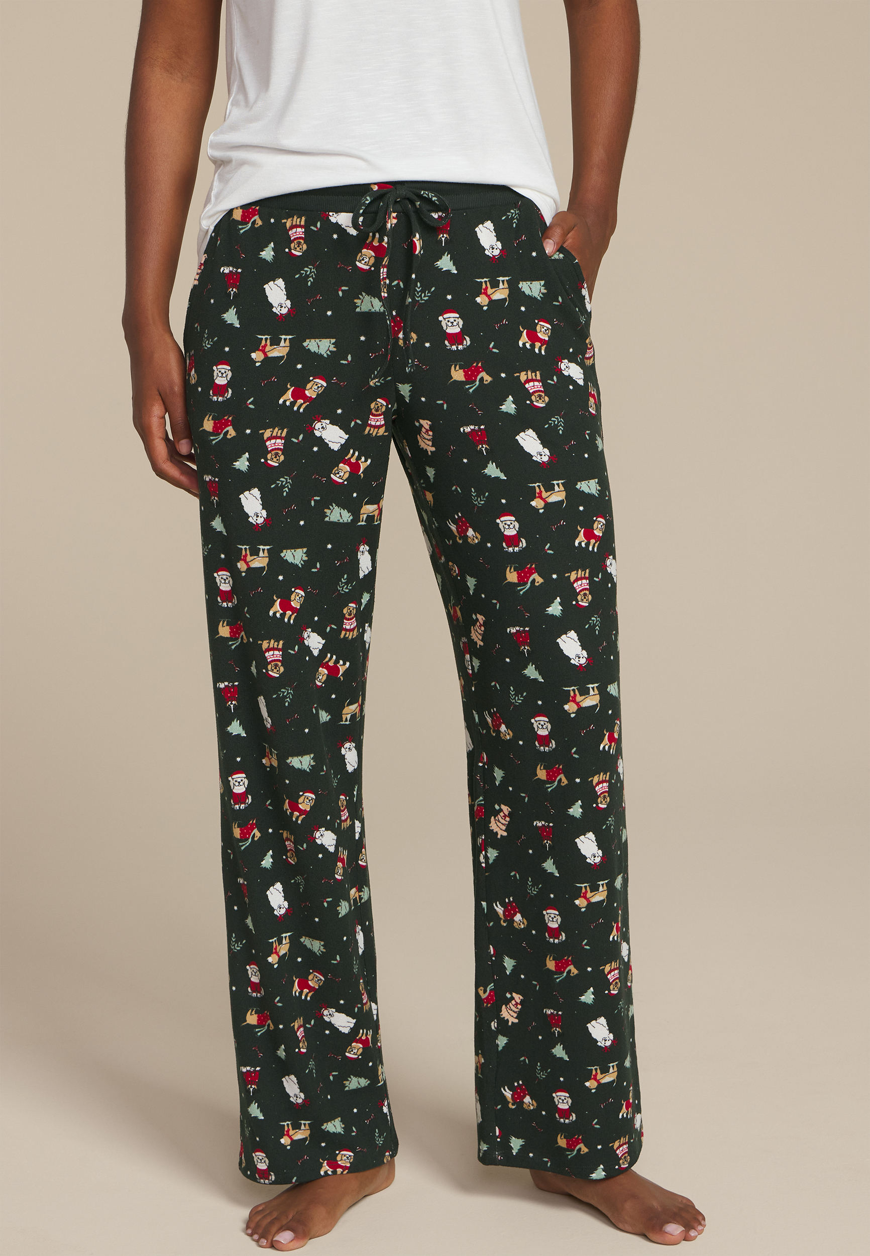Hacci Holiday Wide Leg Pajama Pants