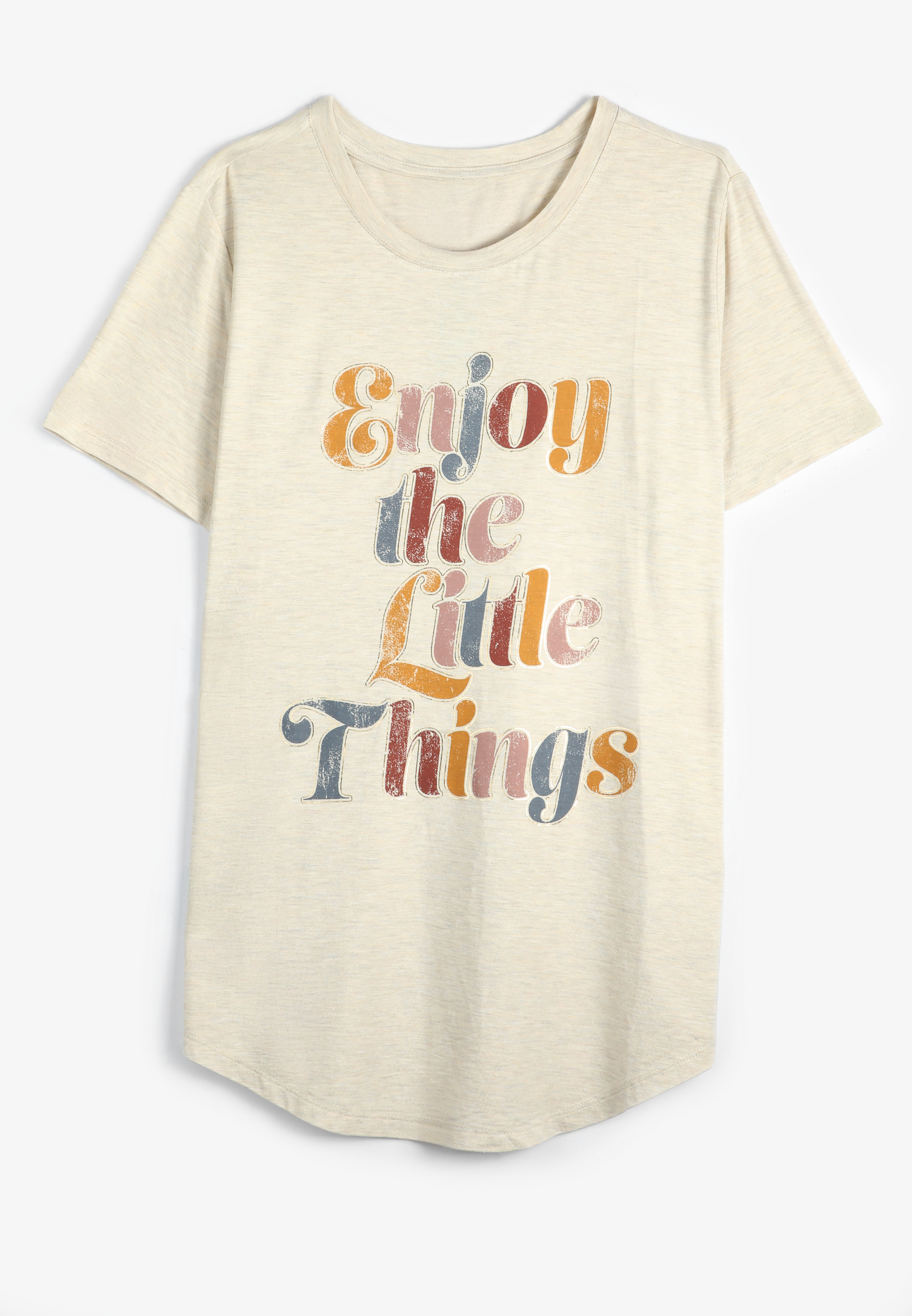 Plus Size Enjoy The Little Things Classic Fit Graphic Tee