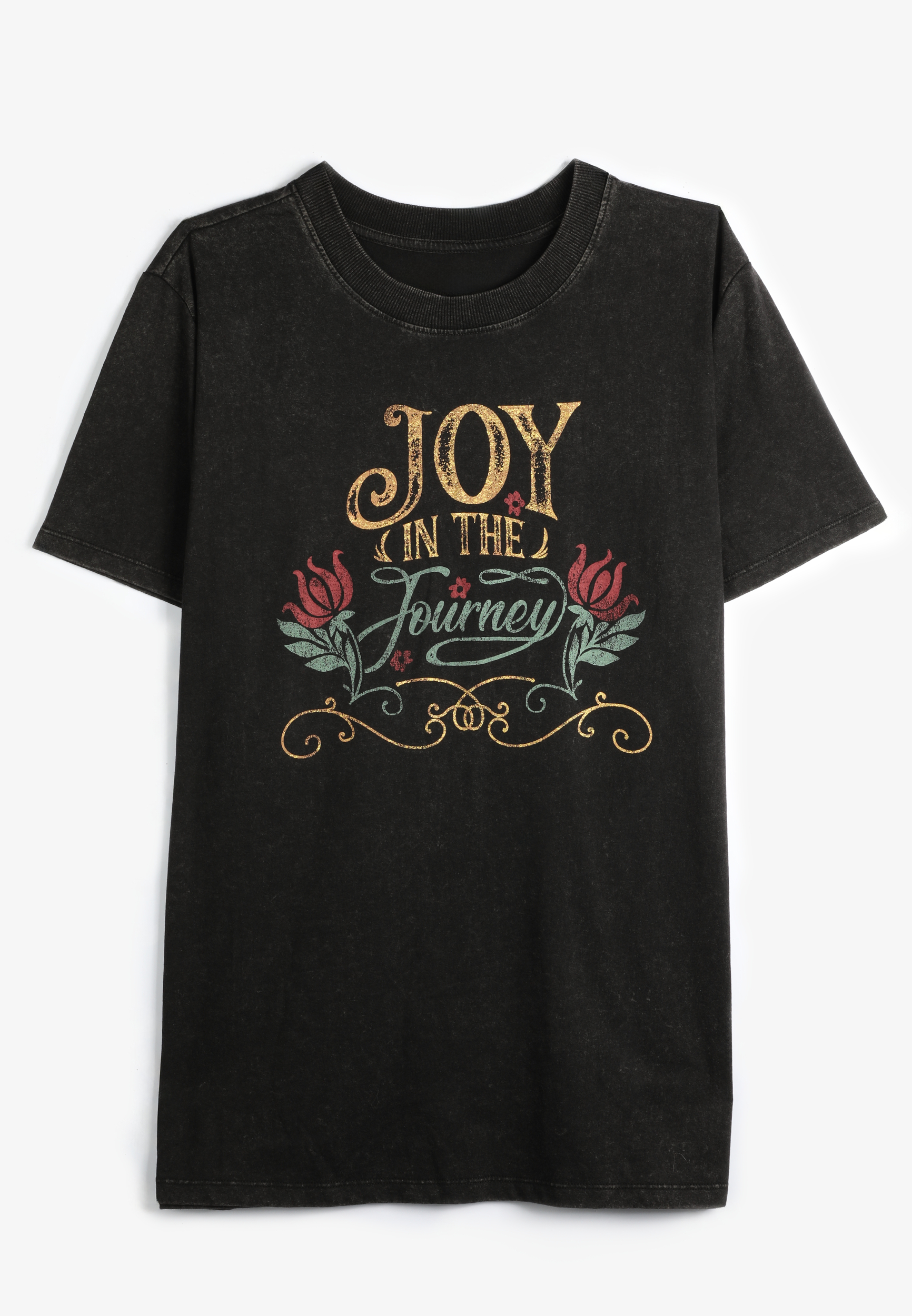 Plus Size Joy In The Journey Oversized Fit Graphic Tee, , large