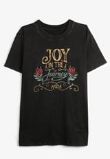 Plus Size Joy In The Journey Oversized Fit Graphic Tee, , small