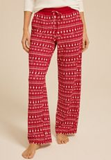 Hallmark Movie Wide Leg Pajama Pants, C7044, small