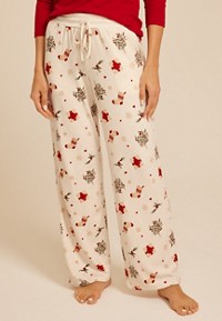 Hacci Snoopy And Woodstock Wide Leg Pajama Pants