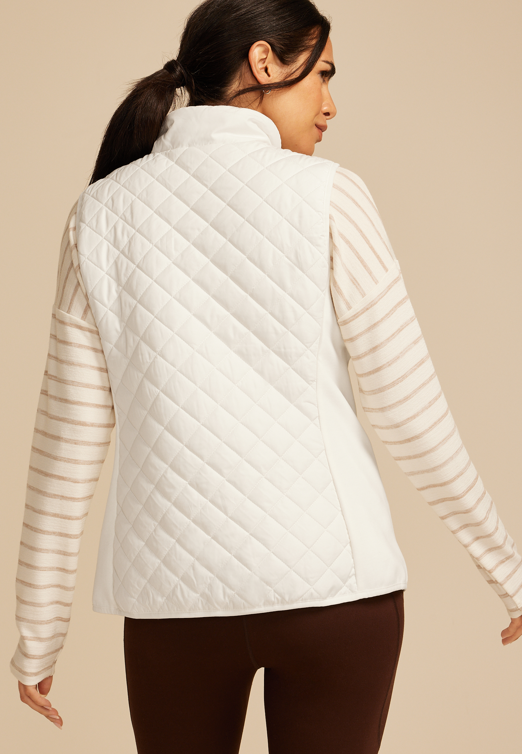 Athleisure Quilted Vest, C1212, large