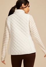 Athleisure Quilted Vest, C1212, small