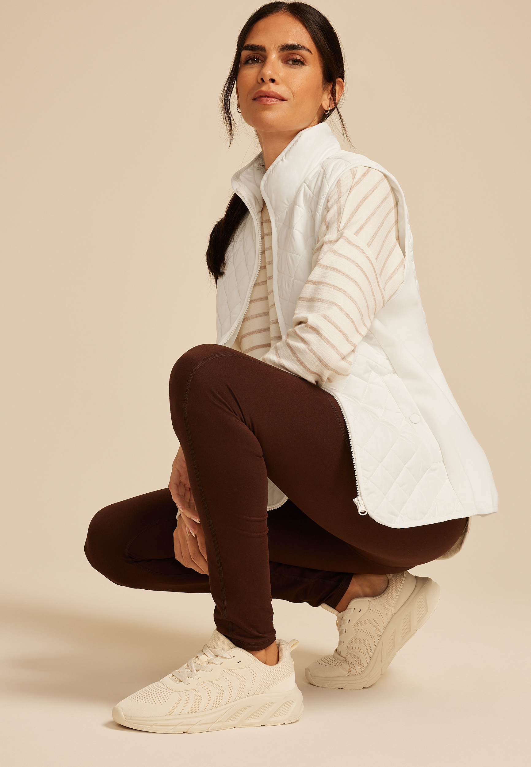 Athleisure Quilted Vest, C1212, large