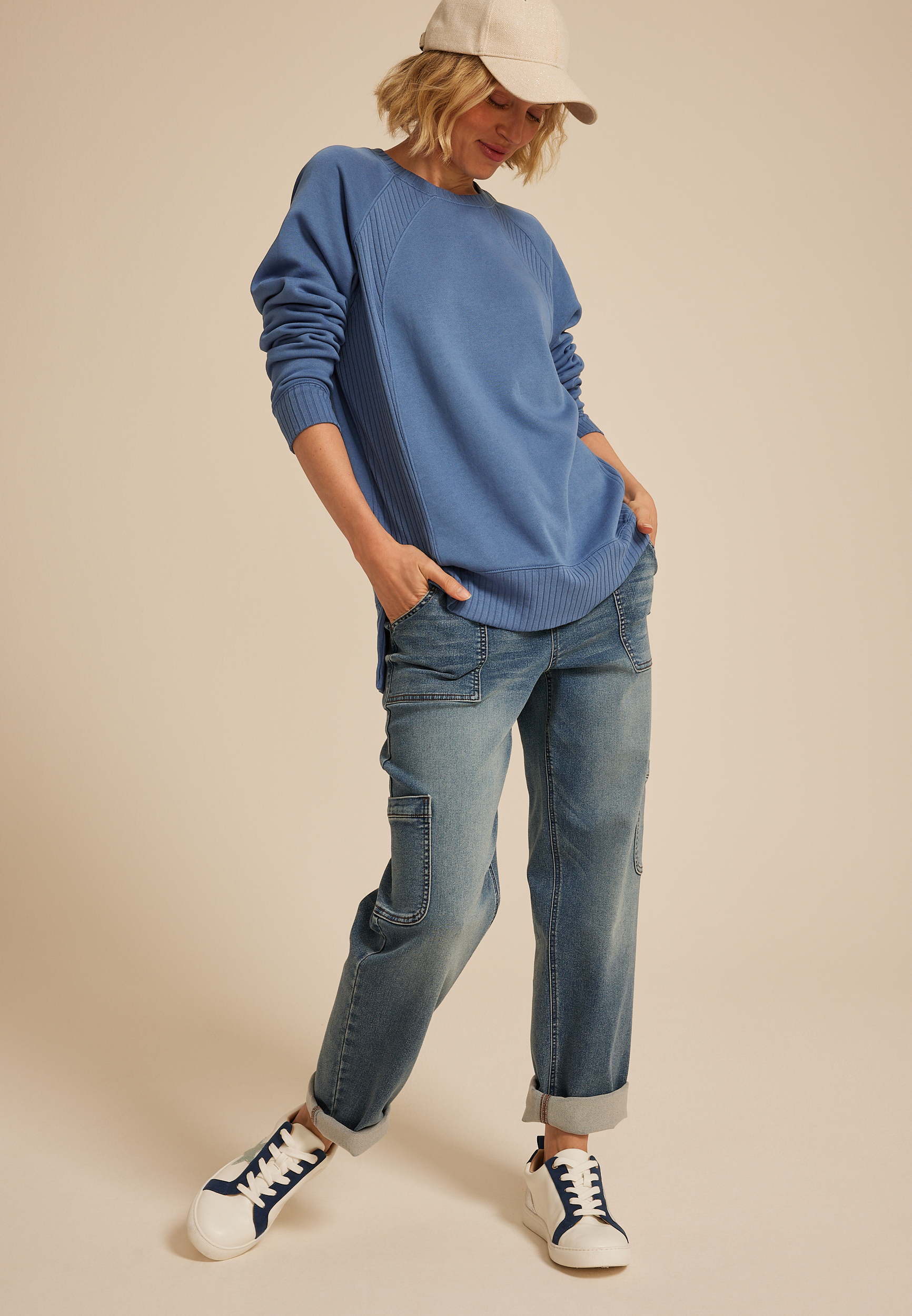 Plus Size Willowsoft Tunic Sweatshirt