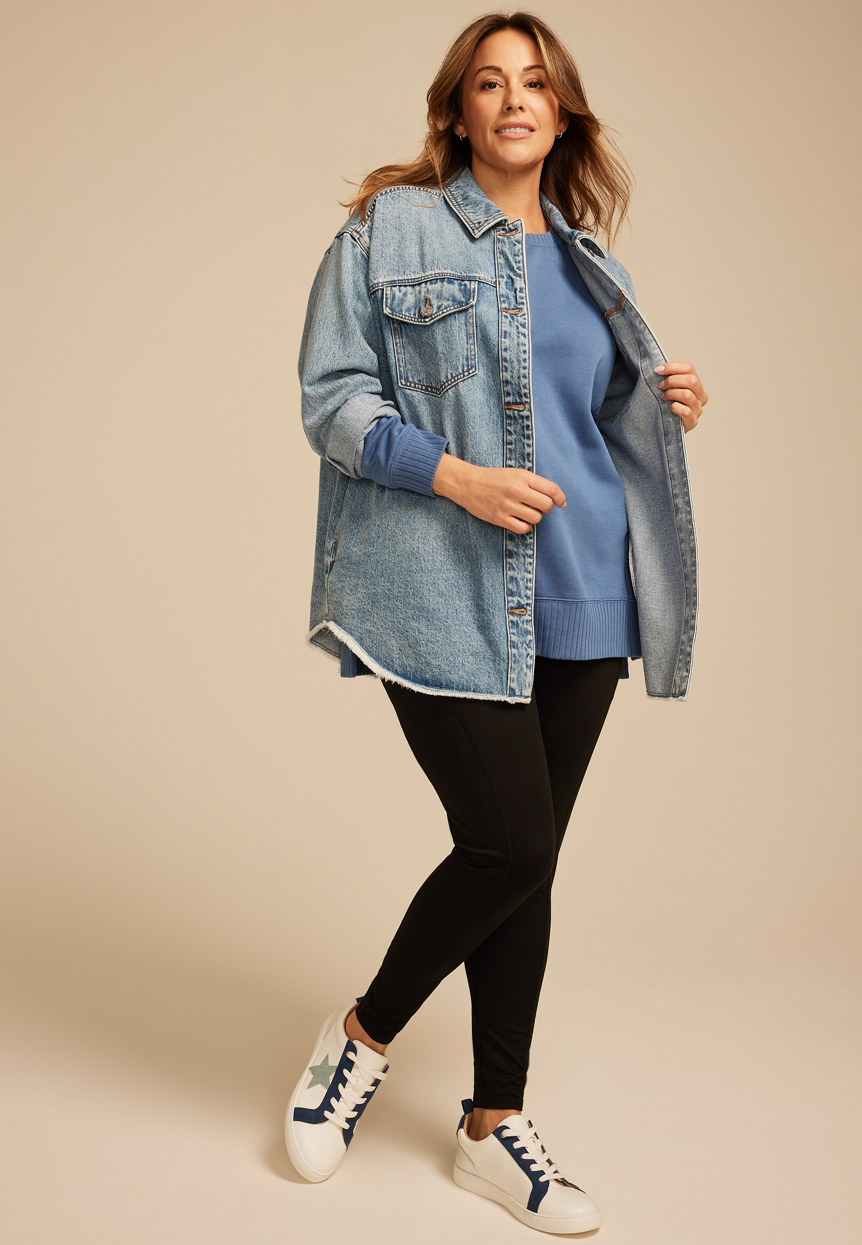 Plus Size Willowsoft Tunic Sweatshirt maurices