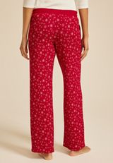 Hacci Snowflake Wide Leg Pajama Pants, , small