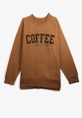 Willowsoft Coffee Weather Relaxed Fit Sweatshirt, COCOA BROWN, small