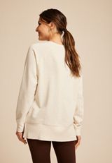 Willowsoft Striped Tunic Sweatshirt, C2445, small