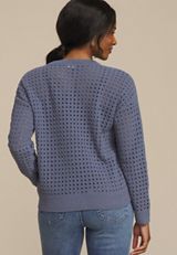 Chenille Cable Sweater, C4199, small