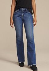 Flying Monkey&trade; High Rise Frayed Hem Flare Jean, C3337, small