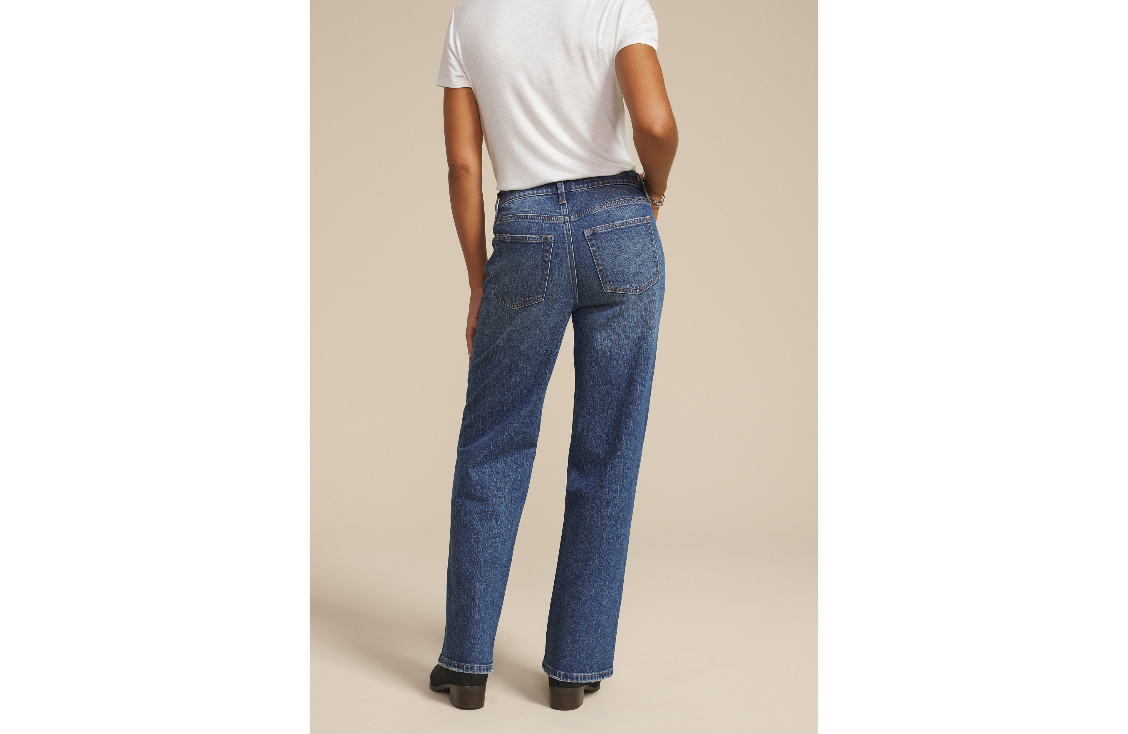 edgely™ Dark High Rise Wide Leg Jean