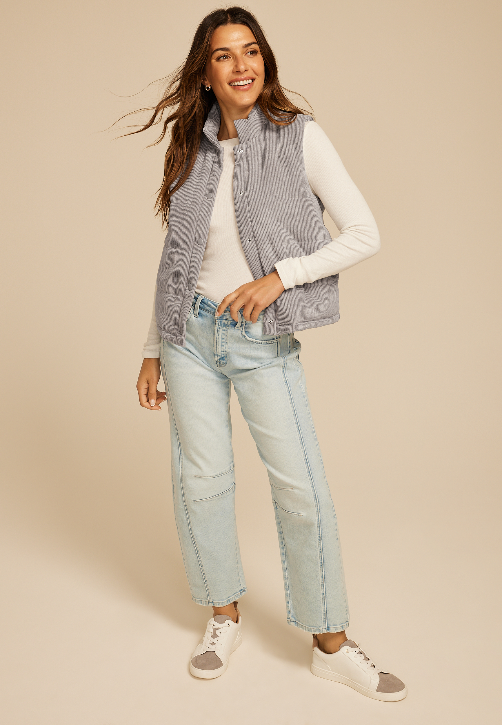 Corduoroy Quilted Vest
