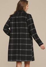 Windowpane One Button Dress Coat, C1756, small