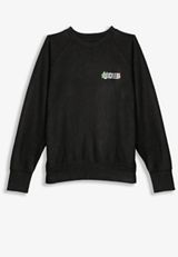 Wicked Relaxed Fit Sweatshirt, BLACK, small