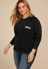 Plus Size Wicked Relaxed Fit Sweatshirt, , small
