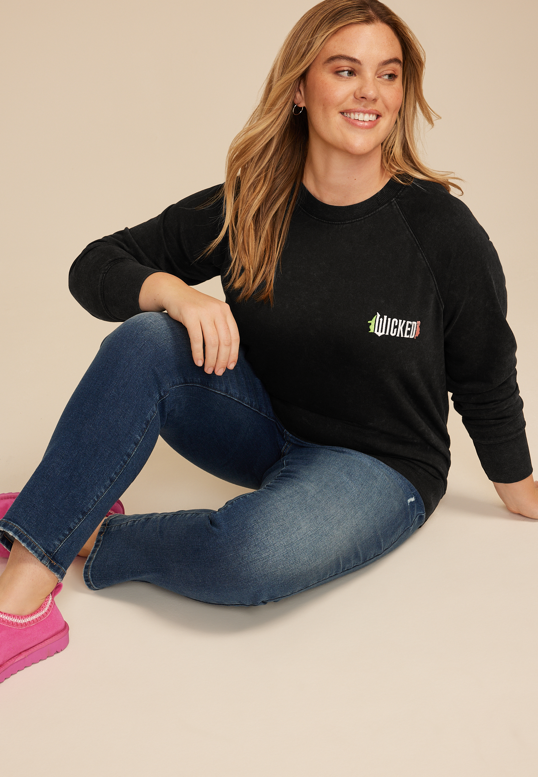 Plus Size Wicked Relaxed Fit Sweatshirt