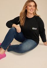 Plus Size Wicked Relaxed Fit Sweatshirt, , small
