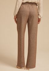 Tweed Knit High Rise Wide Leg Pant, C5330, small