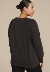 Plus Size Cozy Relaxed Sweatshirt, C2671, small