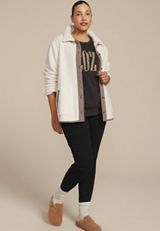 Plus Size Cozy Relaxed Sweatshirt, C2671, small