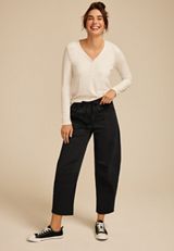 Barrel Leg Weekender Pant, C106, small