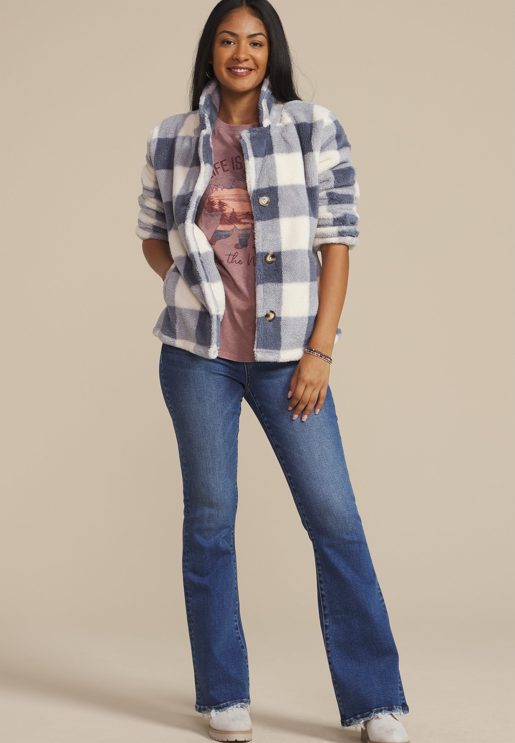 Life Is Better In The Woods Classic Fit Graphic Tee, C9247, large