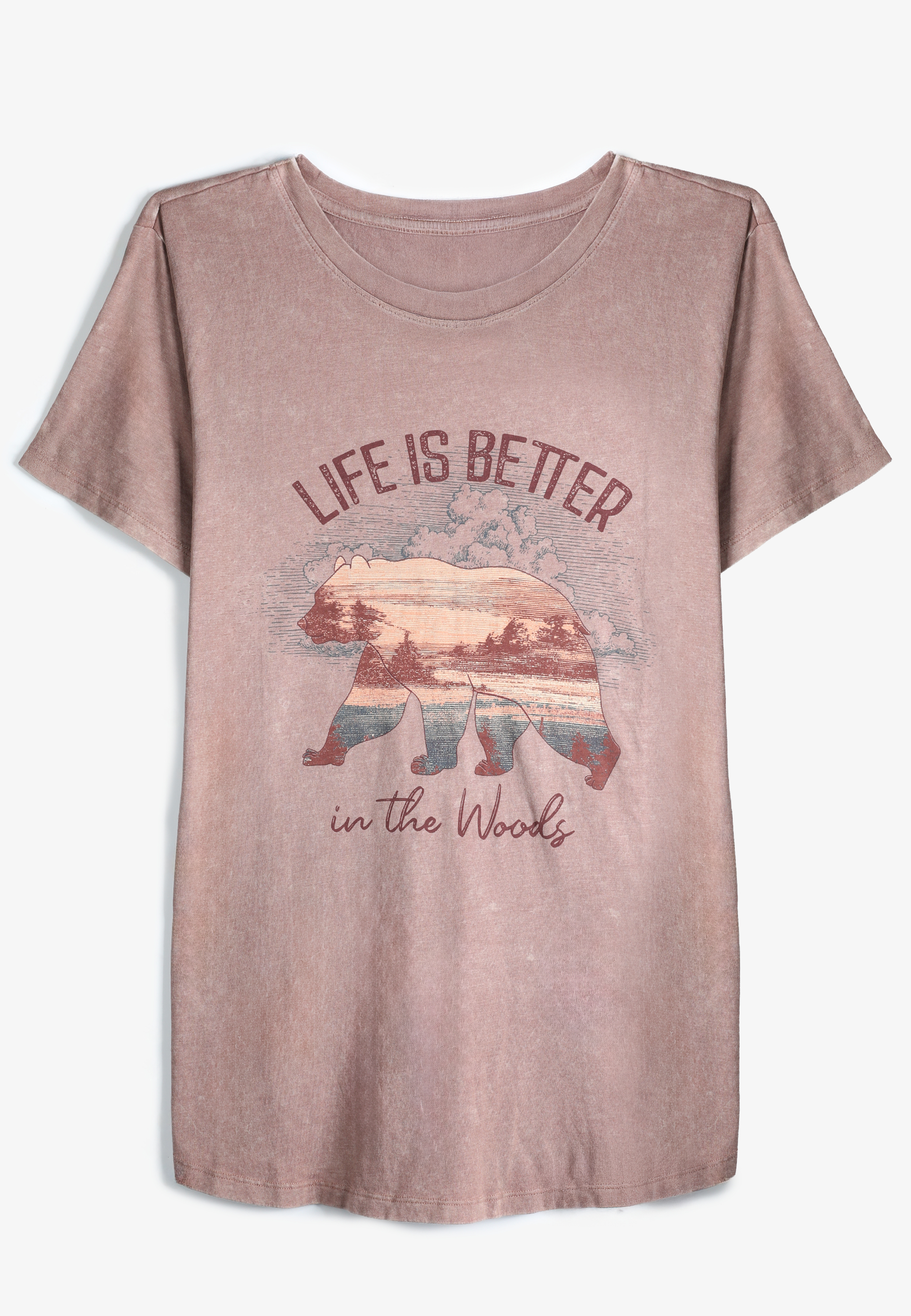 Life Is Better In The Woods Classic Fit Graphic Tee, C9247, large