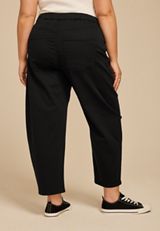 Plus Size Barrel Leg Weekender Pant, C106, small