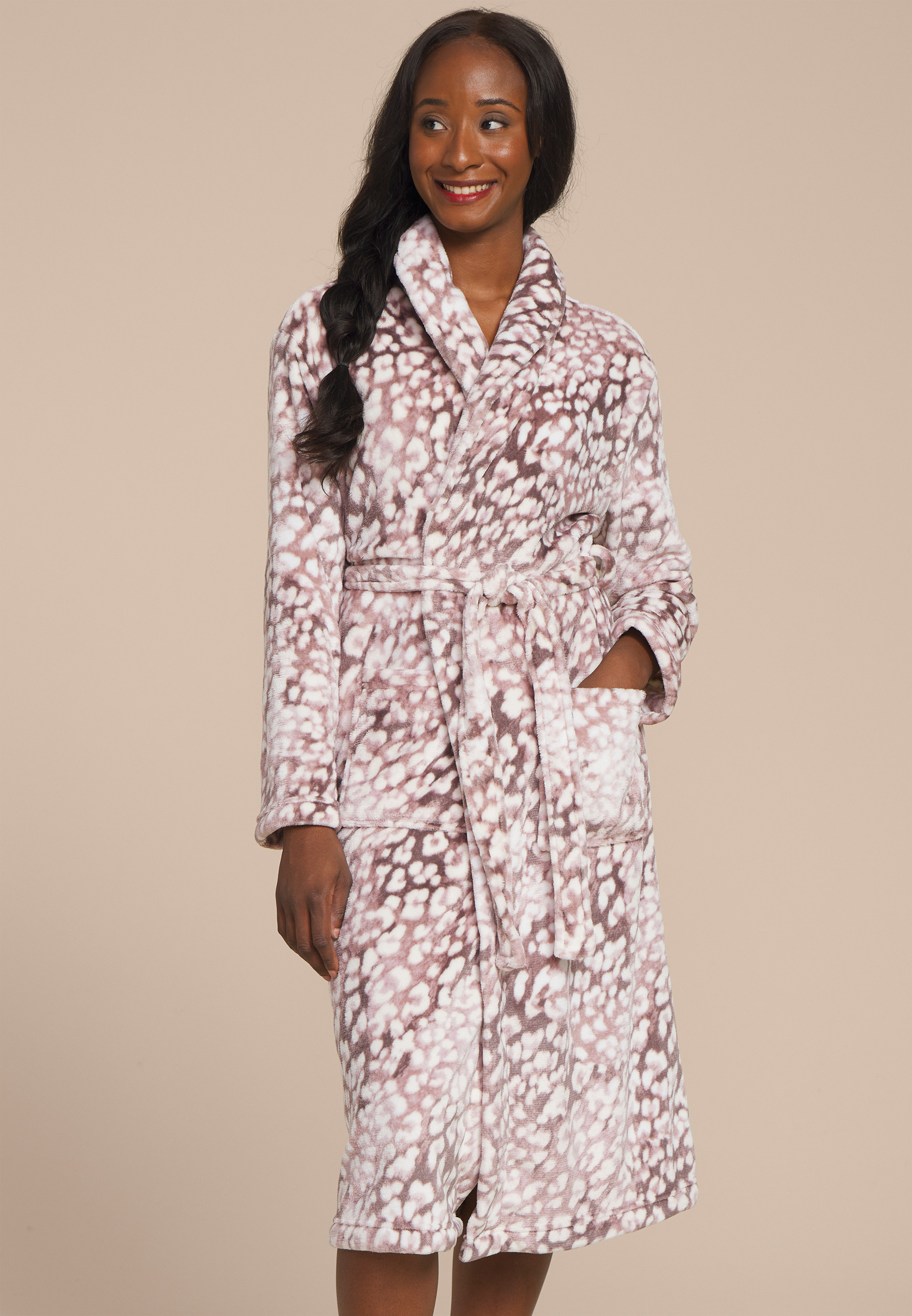 Animal Plush Long Robe