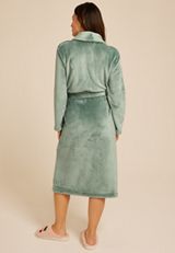 Sage Plush Long Robe, C6740, small