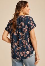 Geneva Short Sleeve Blouse, C1772, small