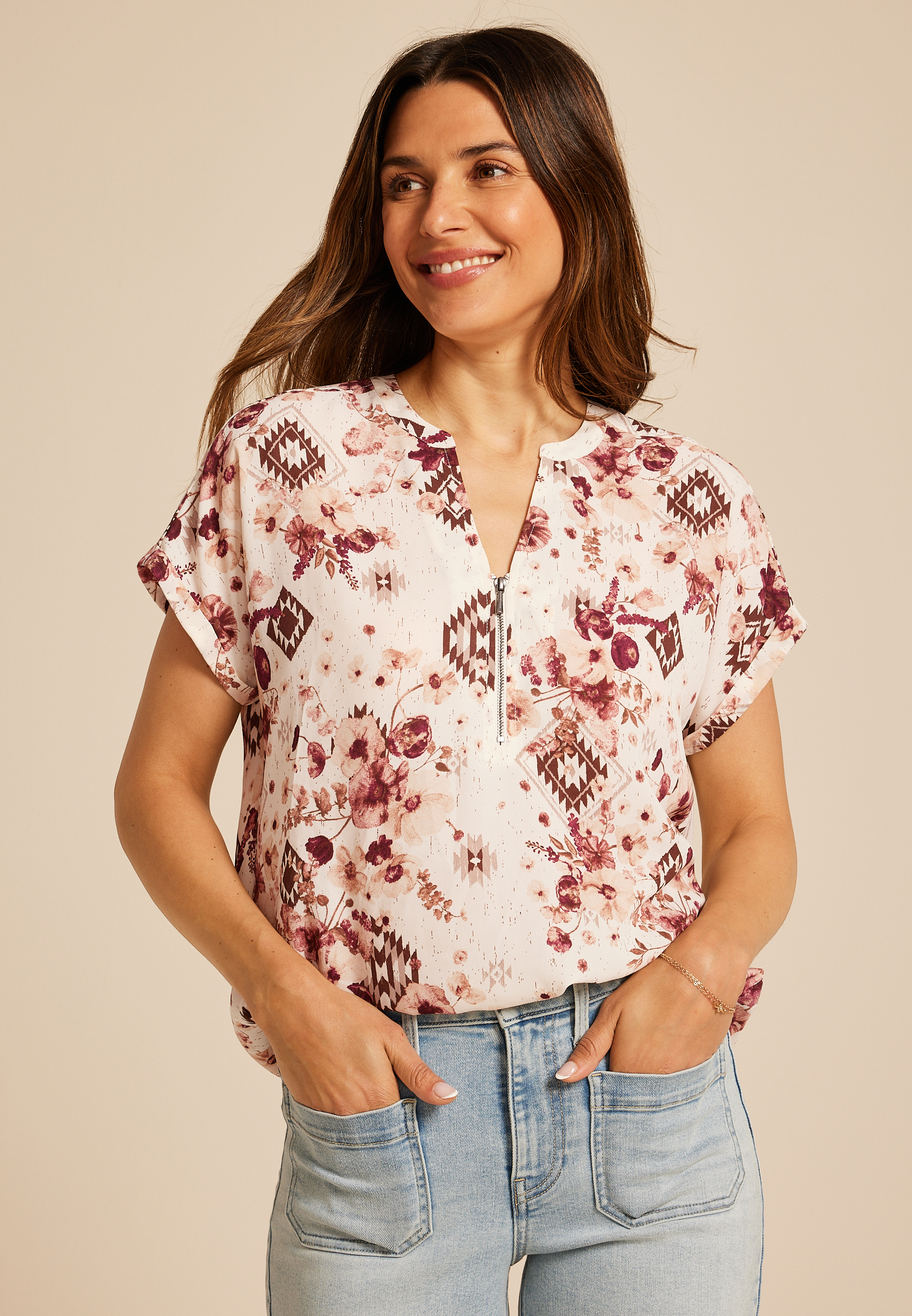 Geneva Short Sleeve Blouse