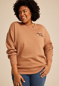 Plus Size Adventure Relaxed Fit Sweatshirt