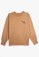 Plus Size Choose Happy Relaxed Fit Sweatshirt, C520, small