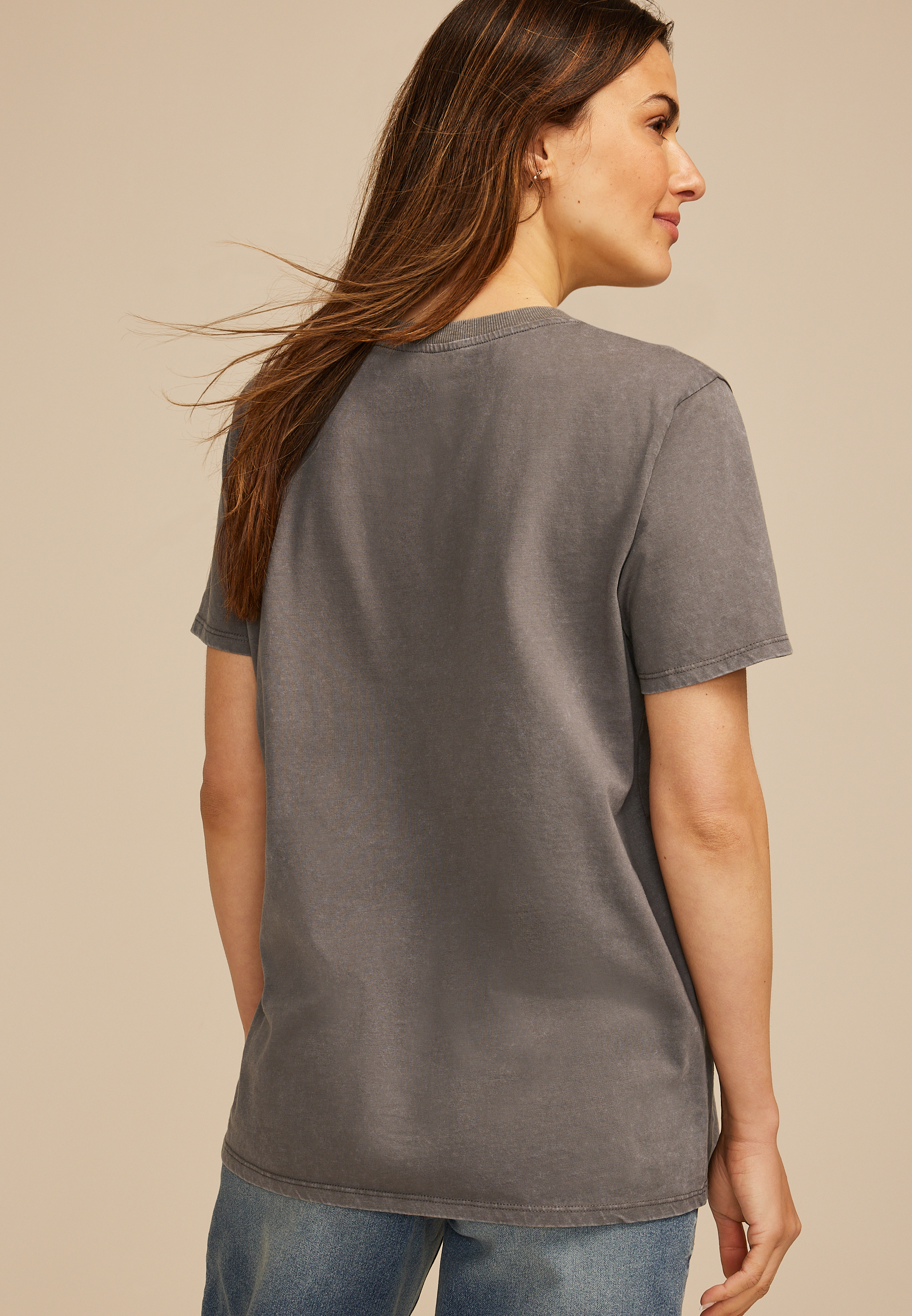 Probably Late For Something Oversized Fit Graphic Tee, C829, large