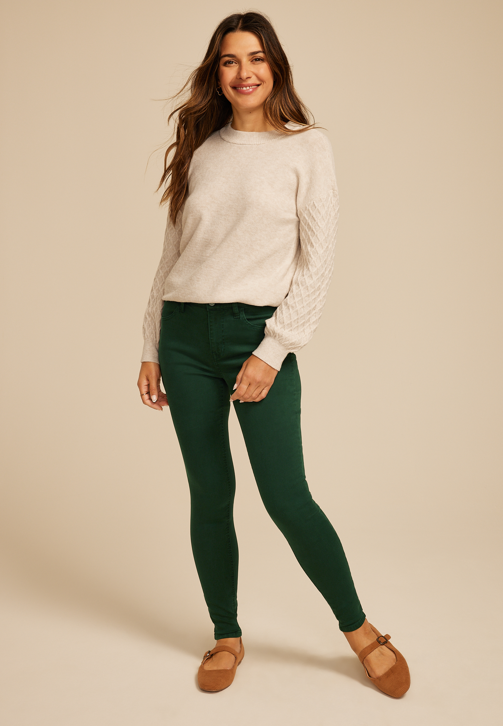 m jeans by maurices&trade; High Rise Color Jegging