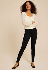 m jeans by maurices&trade; Black Mid Rise Jegging, C106, small