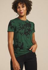 24/7 Kennedy Floral Crew Neck Tee, C3918, small