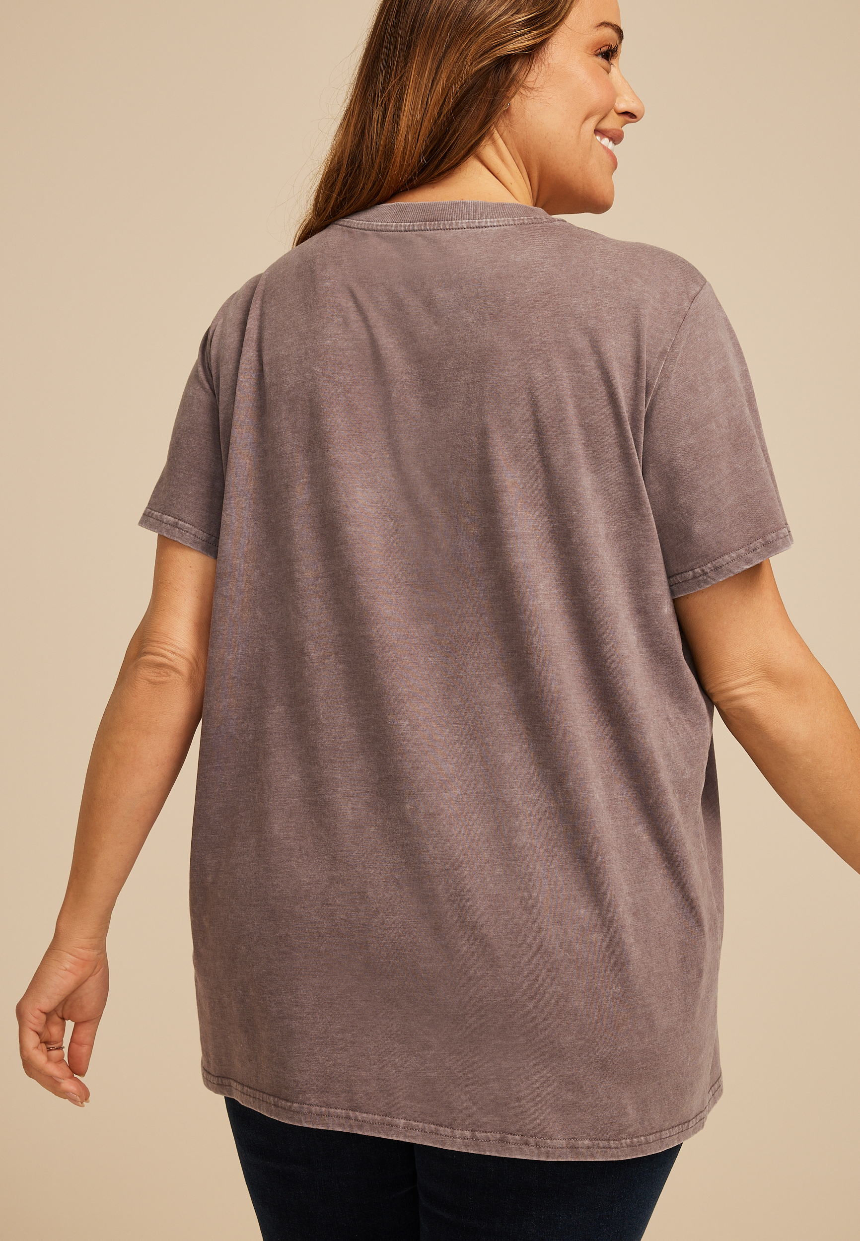 Plus Size Whiskey Business Oversized Fit Graphic Tee, , large