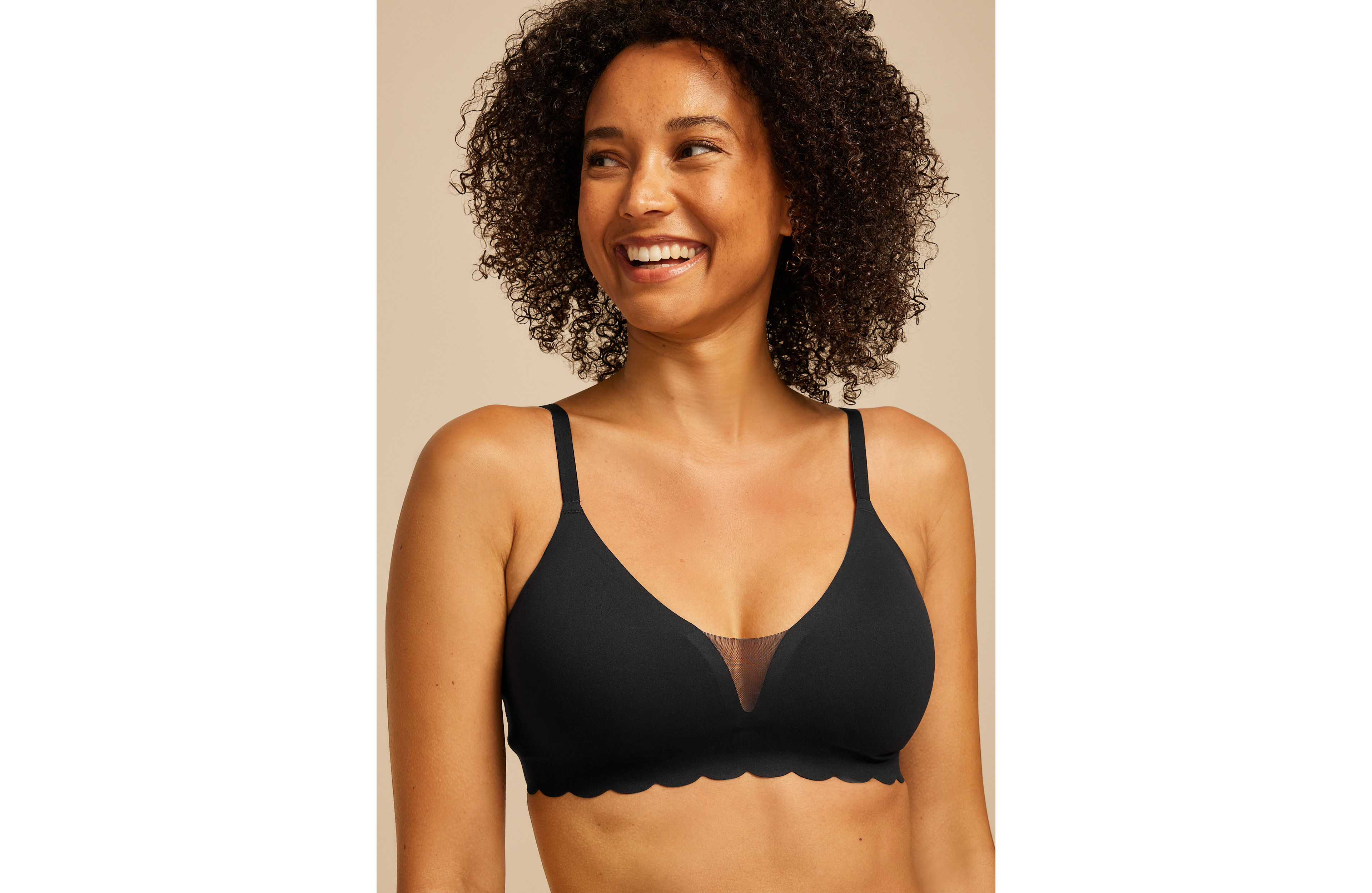 Invisibliss Scalloped Edge Bralette