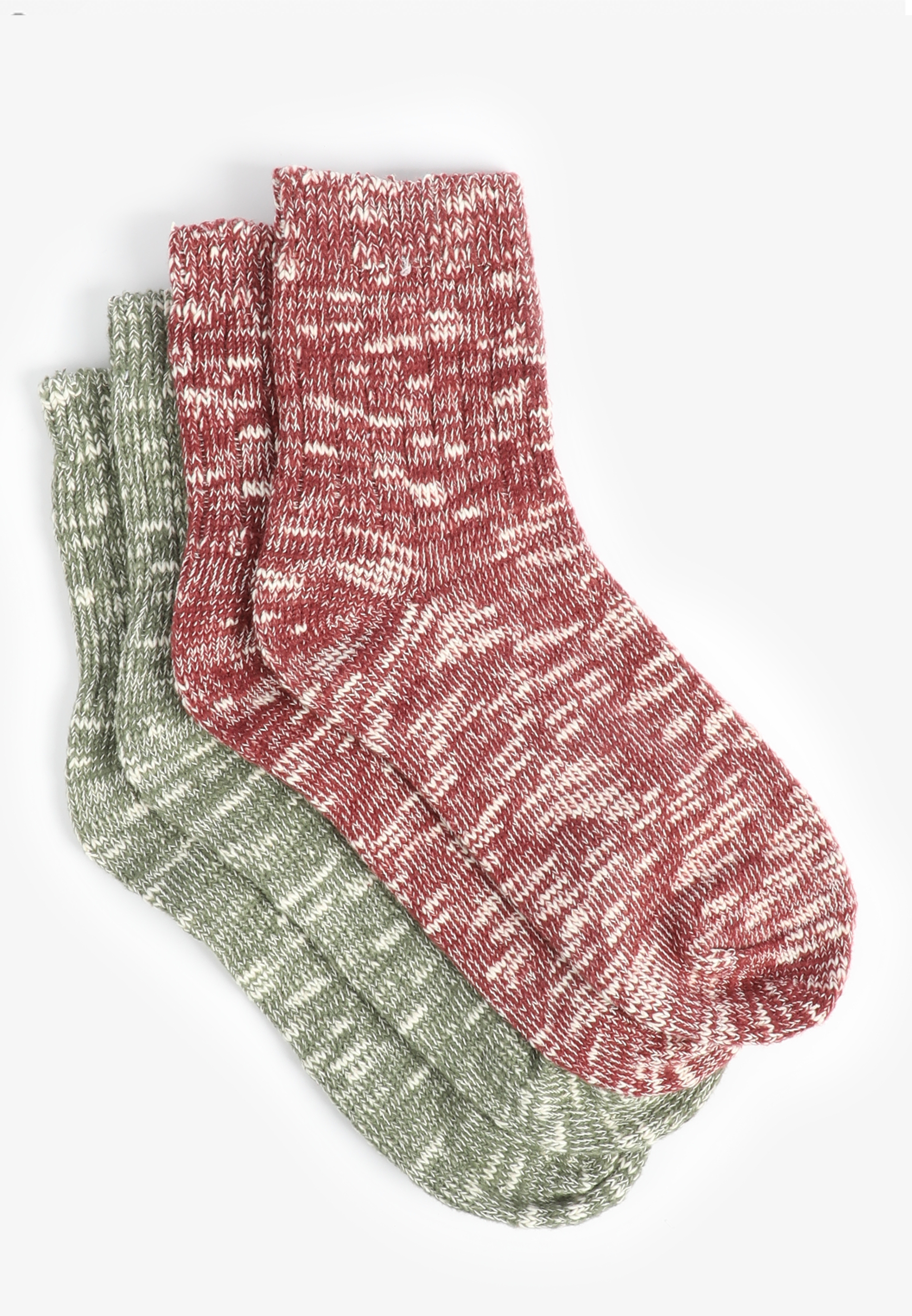 2 Pack Spacedye Short Crew Socks