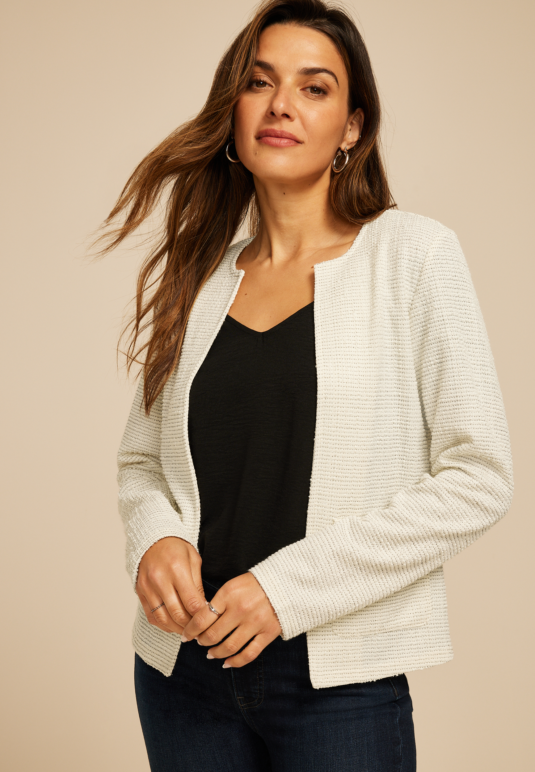 Metallic Boucle Blazer, C5563, large